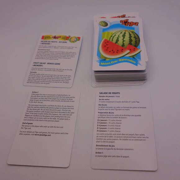 IGA Tiga Salade de Fruits Fruit Salad Creomax 2021 8 74659 00561 3 Card Game - Picture 10 of 16